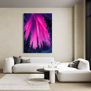 Pink Radiance Abstract Art | MusaArtGallery™