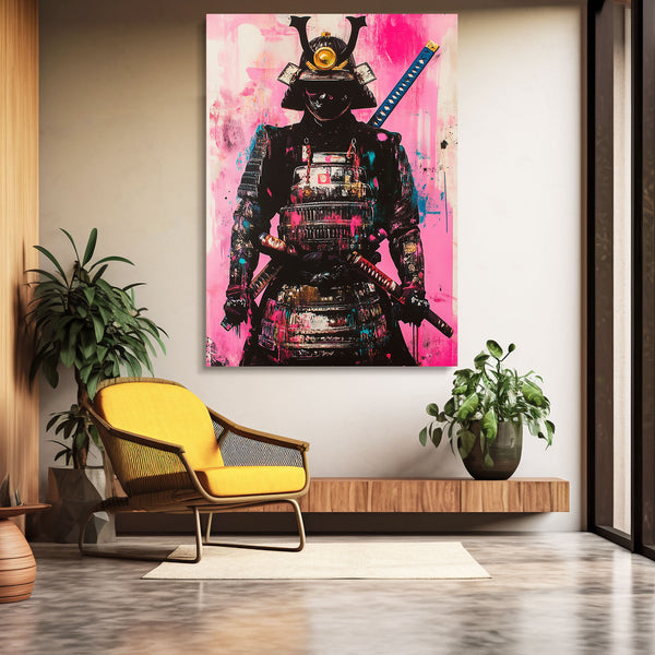 Pink Samurai Art