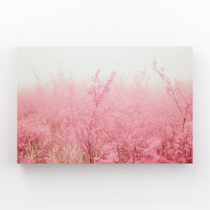 Pink Serenity Field Abstract Art | MusaArtGallery™