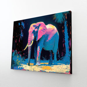 Pink Shade Elephant Art | MusaArtGallery™