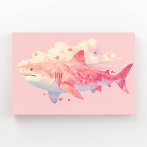 Pink Shark Art