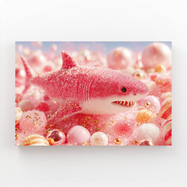Pink Shark Artwork