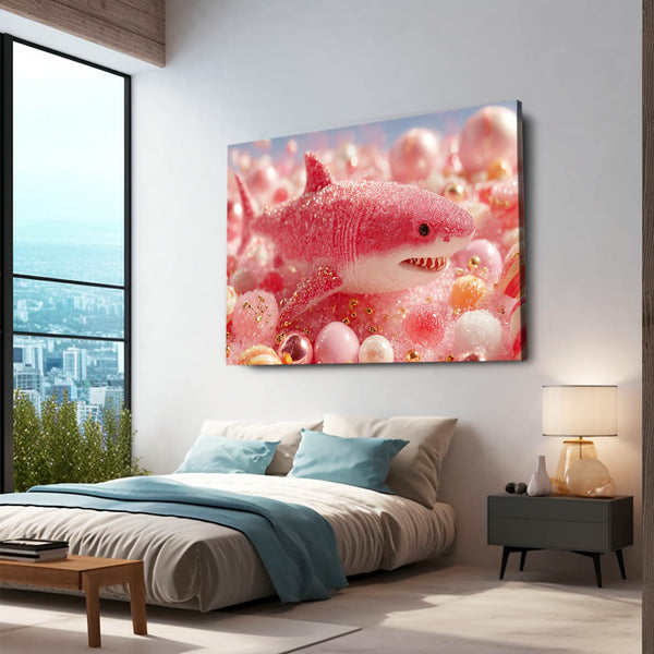 Pink Shark Artwork