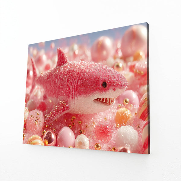 Pink Shark Artwork