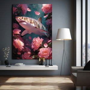 Pink Shark Wall Decor