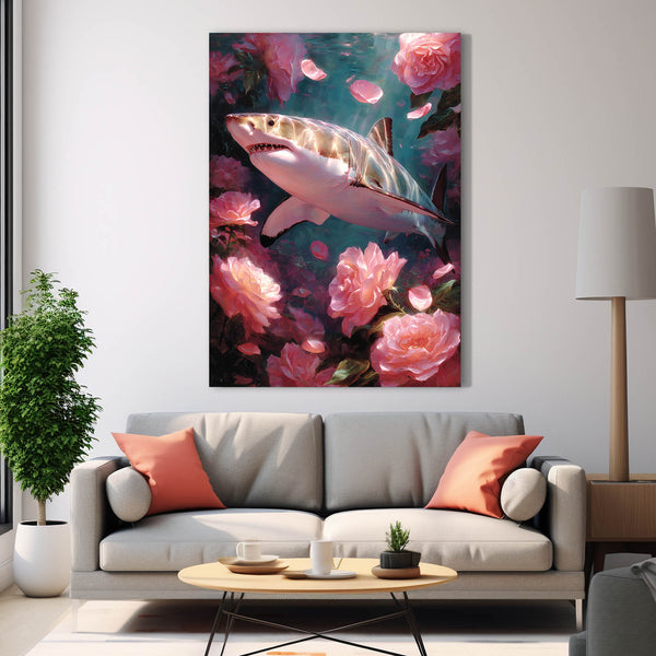 Pink Shark Wall Decor