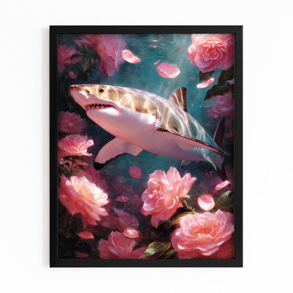 Pink Shark Wall Decor