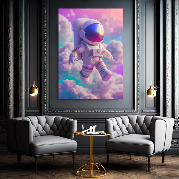 Pink Sky Astronaut Art  | MusaArtGallery™