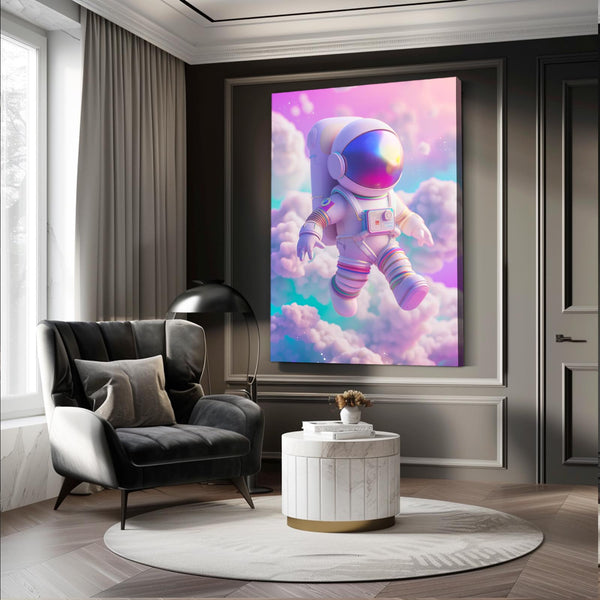 Pink Sky Astronaut Art  | MusaArtGallery™