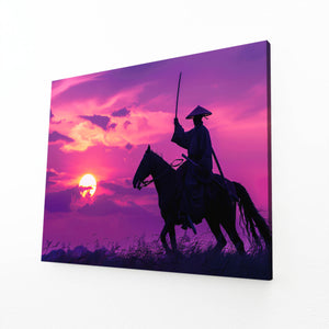 Pink Sky Samurai Art | MusaArtGallery™