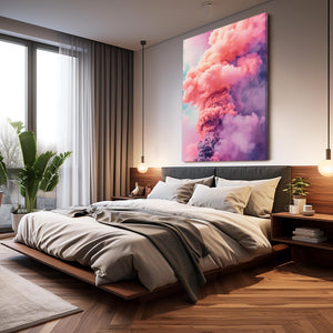 Pink Smoke Trippy Art | MusaArtGallery™
