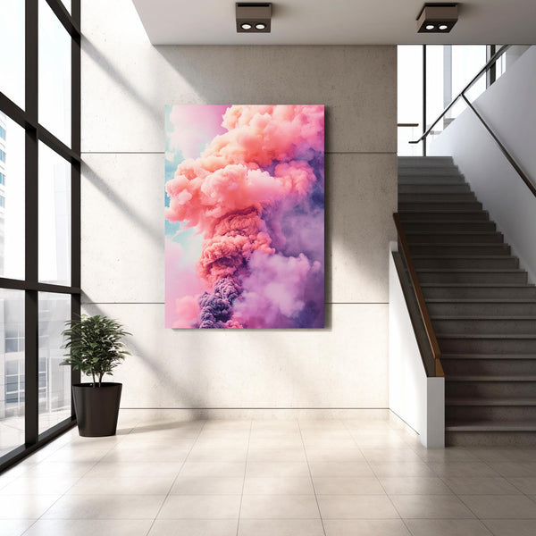 Pink Smoke Trippy Art | MusaArtGallery™