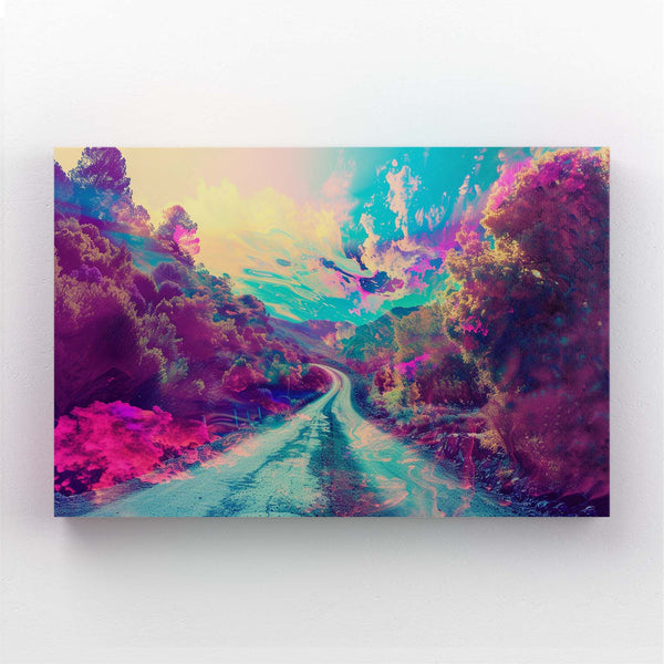 Pink Trees Trippy Art | MusaArtGallery™