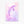 Pink Vertical Dolphin Art