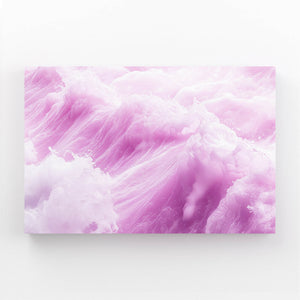 Pink Wavescape Abstract Art | MusaArtGallery™