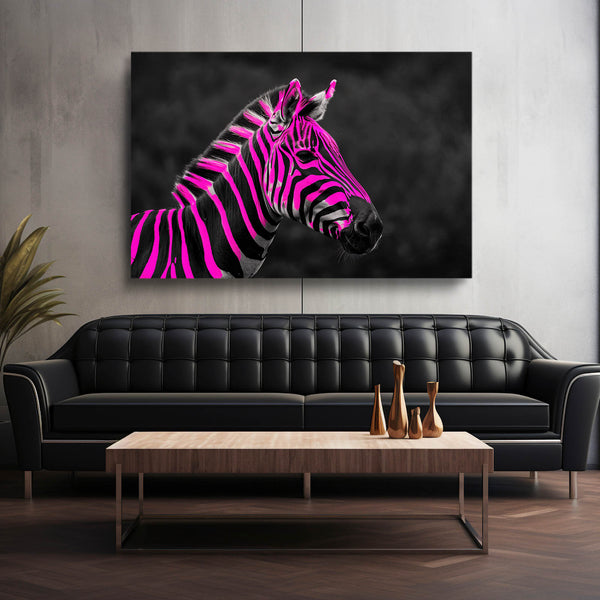 Pink Zebra Art