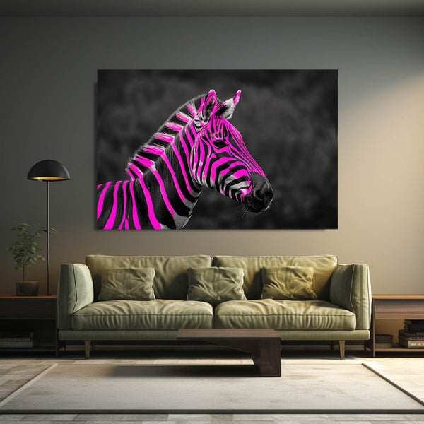 Pink Zebra Art