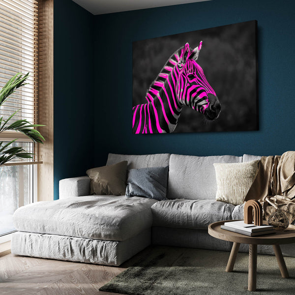 Pink Zebra Art