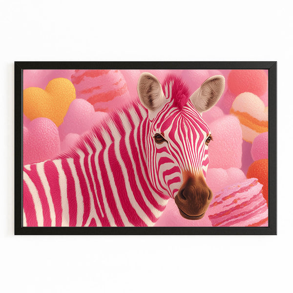Pink Zebra Artwork