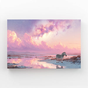 Pink Zebra Wall Art