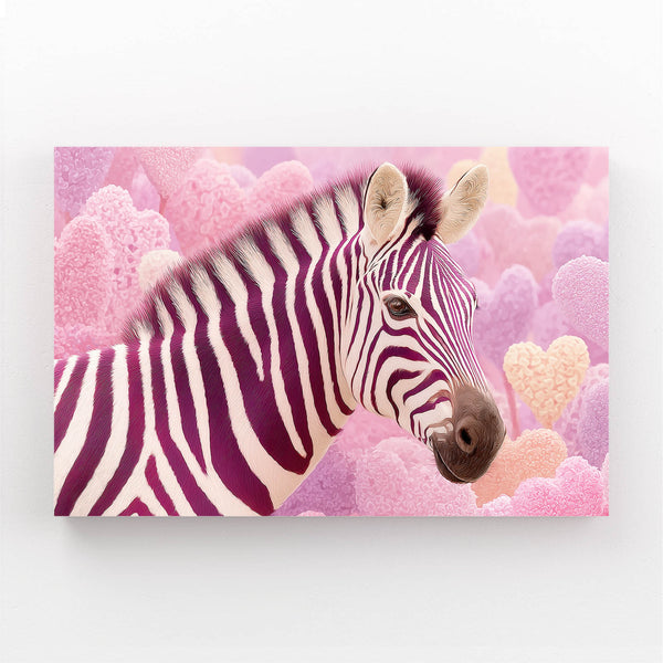 Pink Zebra Wall Decor