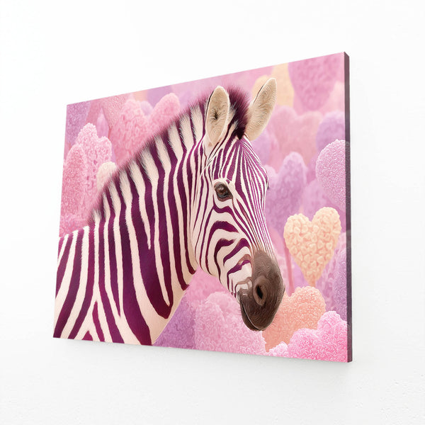 Pink Zebra Wall Decor