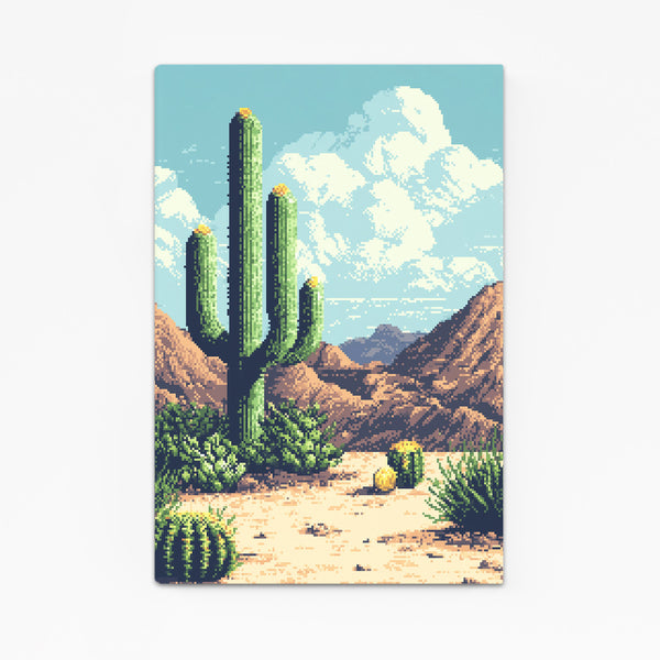 Pixel Cactus Art