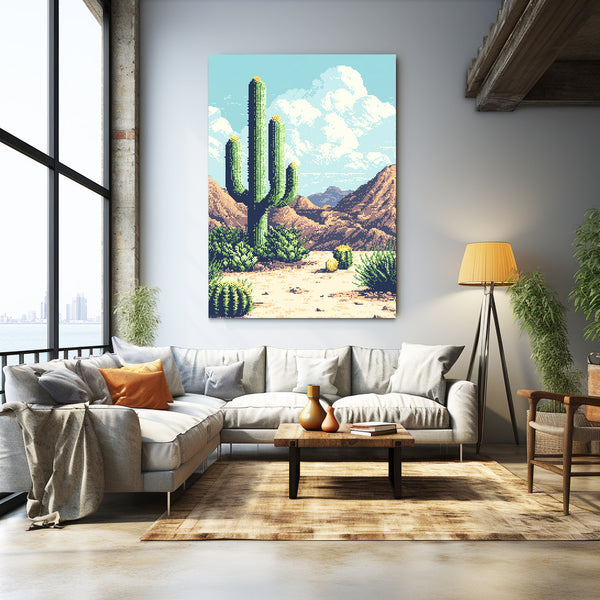 Pixel Cactus Art