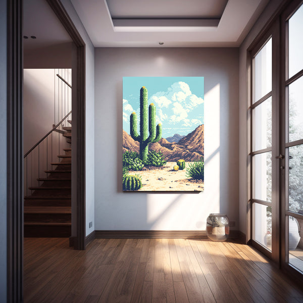 Pixel Cactus Art