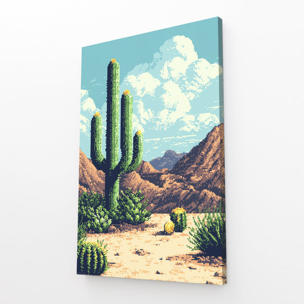 Pixel Cactus Art