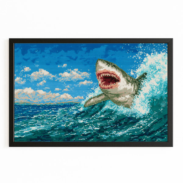 Pixel Shark Artwork