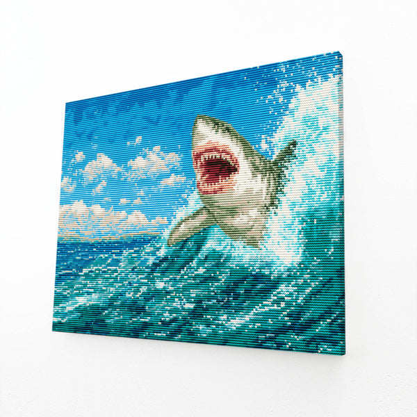 Pixel Shark Artwork