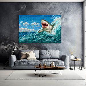 Pixel Shark Artwork