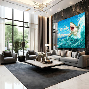 Pixel Shark Artwork