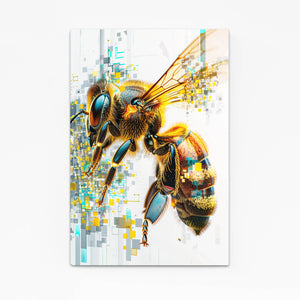 Pixelated Buzz Bee Art | MusaArtGallery™