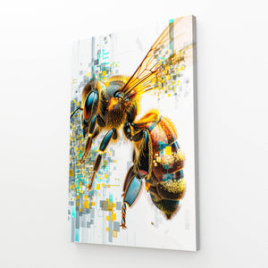 Pixelated Buzz Bee Art | MusaArtGallery™