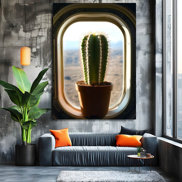 Plane Cactus Art
