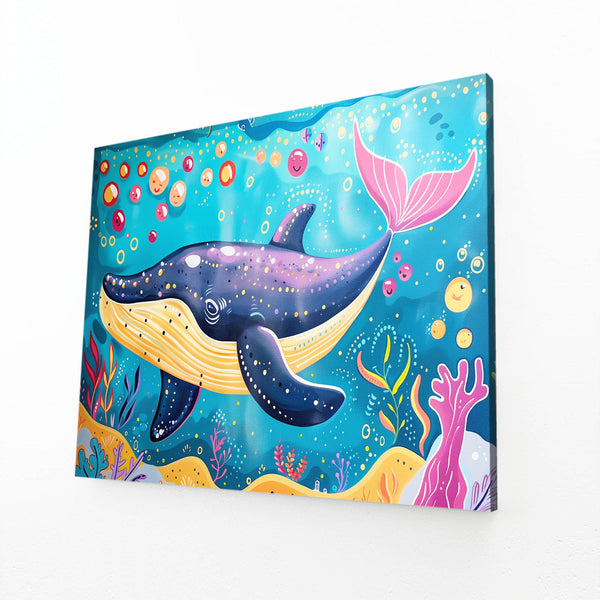 Playful Ocean Whale Art | MusaArtGallery™