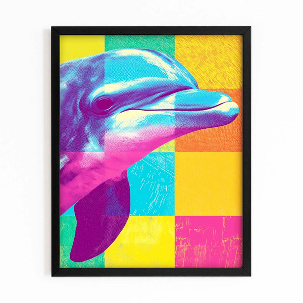Pop Art Dolphin Art