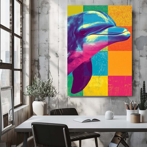 Pop Art Dolphin Art