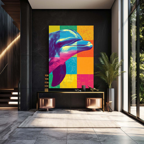 Pop Art Dolphin Art