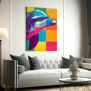 Pop Art Dolphin Art