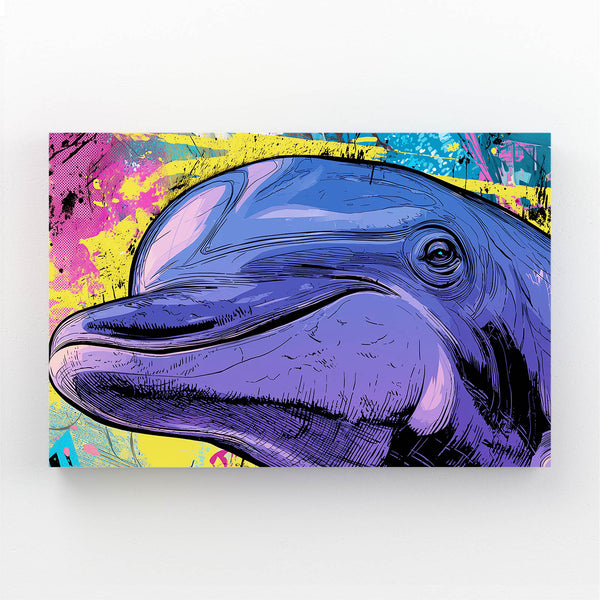 Pop Art Dolphin Artwork