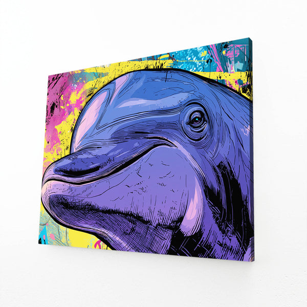 Pop Art Dolphin Artwork
