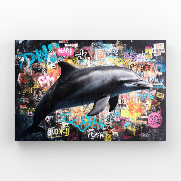 Pop Art Dolphin Wall Art