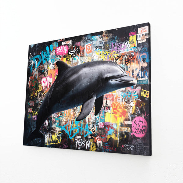 Pop Art Dolphin Wall Art