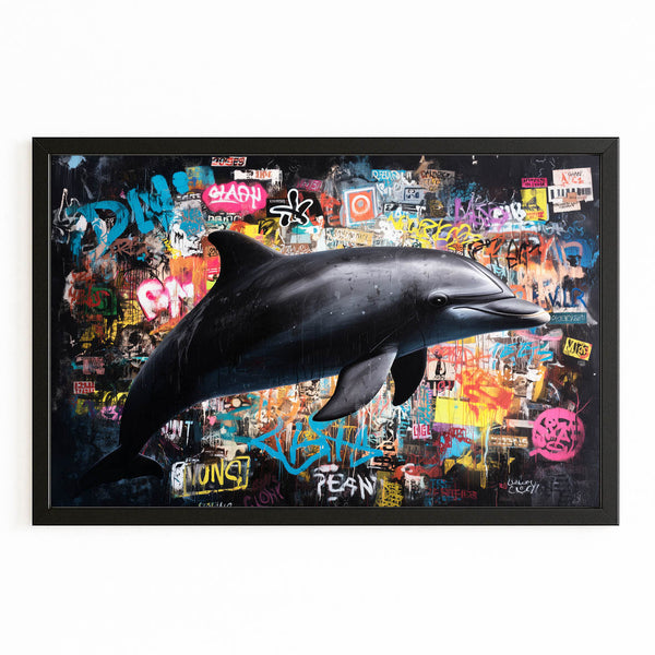 Pop Art Dolphin Wall Art