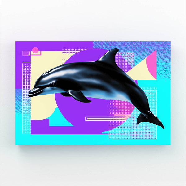 Pop Art Dolphin Wall Decor