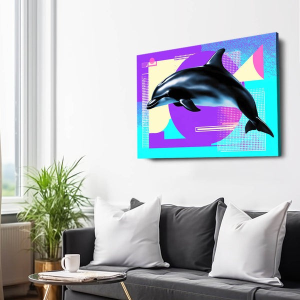 Pop Art Dolphin Wall Decor