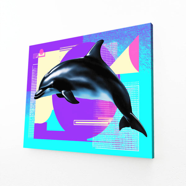 Pop Art Dolphin Wall Decor